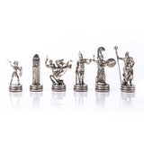 Pièces d'échecs Mythologie Grecque argentées