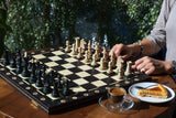 Jeu d'échecs Consul noir pièces Staunton
