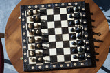 Jeu d'échecs Consul noir en bois