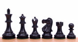 Pièces d'échecs Staunton Reykjavik noires