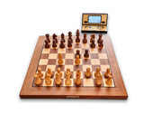 Jeu d'Échecs Électronique ChessGenius Exclusive en Bois