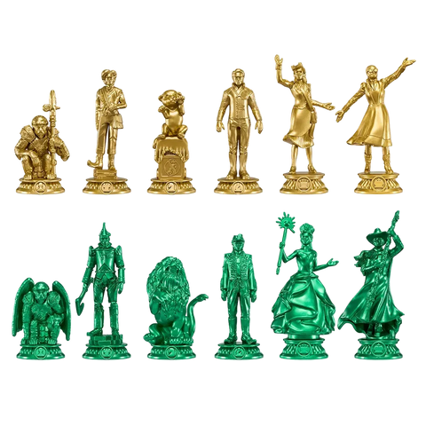 Jeu d'Échecs Wicked - Shiz contre Cité d'Émeraude - Échiquier de collection Échiquier Boutique