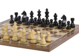 Jeu d'Échecs Tournoi Taille 5 Noyer et Pièces Cavalier Allemand – Ébonisées