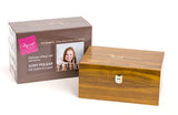 Coffret en bois pour pièces d'échecs Judit Polgar