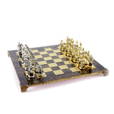 Pièces d'échecs Chevaliers Médiévaux