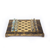 Jeu d'échecs Art Cycladique plateau marron