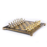 Pièces d'échecs Staunton en métal