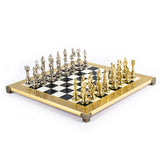 Jeu d'échecs Renaissance pièces or et argent