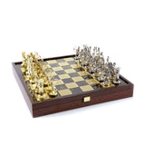 Jeu d'échecs Archers 41 cm plateau marron