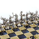 Échiquier en bronze 48 cm de luxe