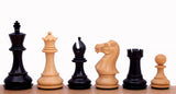 Pièces d'échecs Stallion Knight ébonisées