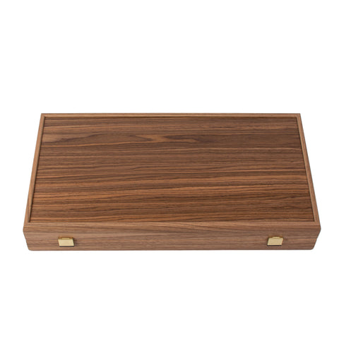 Jeu de backgammon en marqueterie de noyer