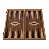 Backgammon en bois de noyer fait main