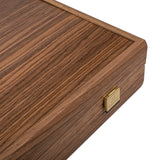 Coffret de backgammon en noyer d'Amérique