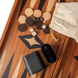 Plateau de backgammon en bois marqueté