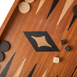 Backgammon en bois fabriqué à la main en Grèce