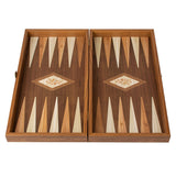 Plateau de backgammon traditionnel ouvert