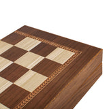 Coffret de backgammon rameau d'olivier