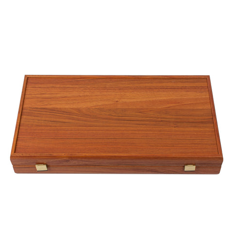 Jeu de backgammon en bois finition acajou