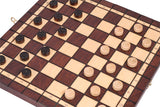 Coffret Échecs et Dames 35 cm en Bois – vue 5