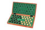 Damier 10x10 en bois avec pions