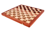 Jeu de dames françaises pliant en bois