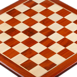 Plateau de jeu d'échecs bois luxe