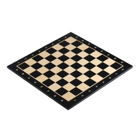 Plateau d'échecs noir et blanc