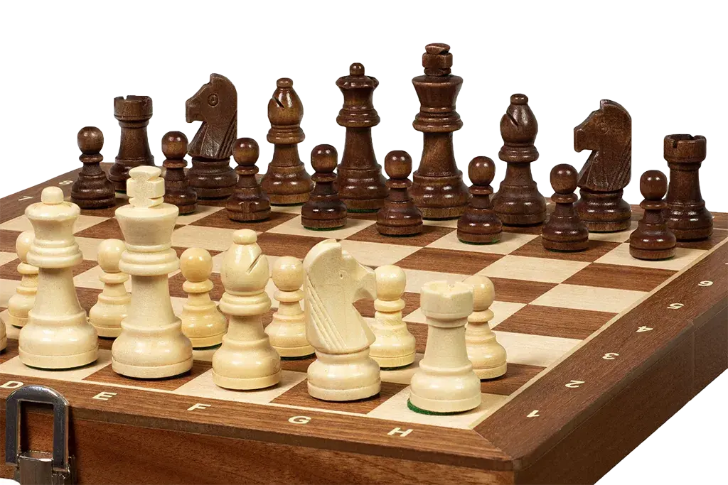 ChessEbook Jeu d'échecs en Bois 52 x 52 cm - Plateau d'échecs en Bois de Haute qualité - Ensemble de Jeu d'échecs Pliable - Ensemble de Jeu d'échecs ChessEbook Jeu d'échecs en Bois 52 x 52 cm - Plateau d'échecs en Bois de Haute qualité - Ensemble de Jeu d'échecs Pliable - Ensemble de Jeu d'échecs