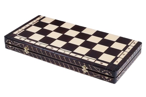 Echiquier en Bois Sculpté