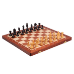 Jeu d'Échecs en Buis Ébonisé