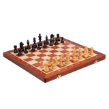 Jeu d'Échecs en Buis Ébonisé