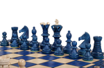 Jeu d'Échecs Grèc pièces bleues