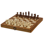 BOJUNTAN Ensemble de jeu d'échecs et de dames en bois magnétique, 15 BOJUNTAN Ensemble de jeu d'échecs et de dames en bois magnétique, 15
