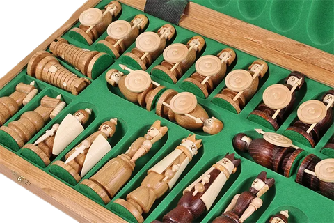 Jeu d'Échecs Personnage zoom rangement