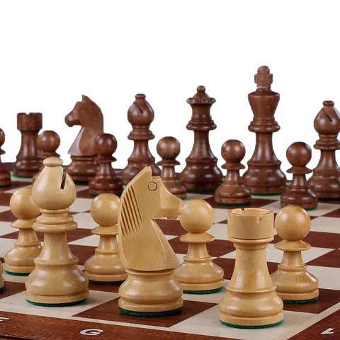 Zoom Jeu d'Échecs Pour Enfant En Bois