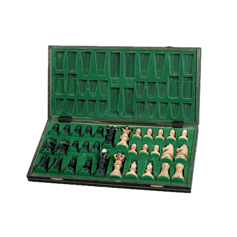 Jeu d'Échecs Vert avec rangement