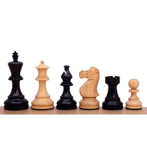Pièces d'Échecs Classiques ébonisées