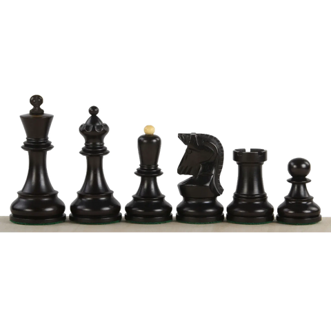 Pièces d'Échecs Dubrovnik noires