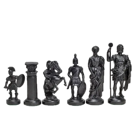 Pièces d'Échecs Empire Romain noires