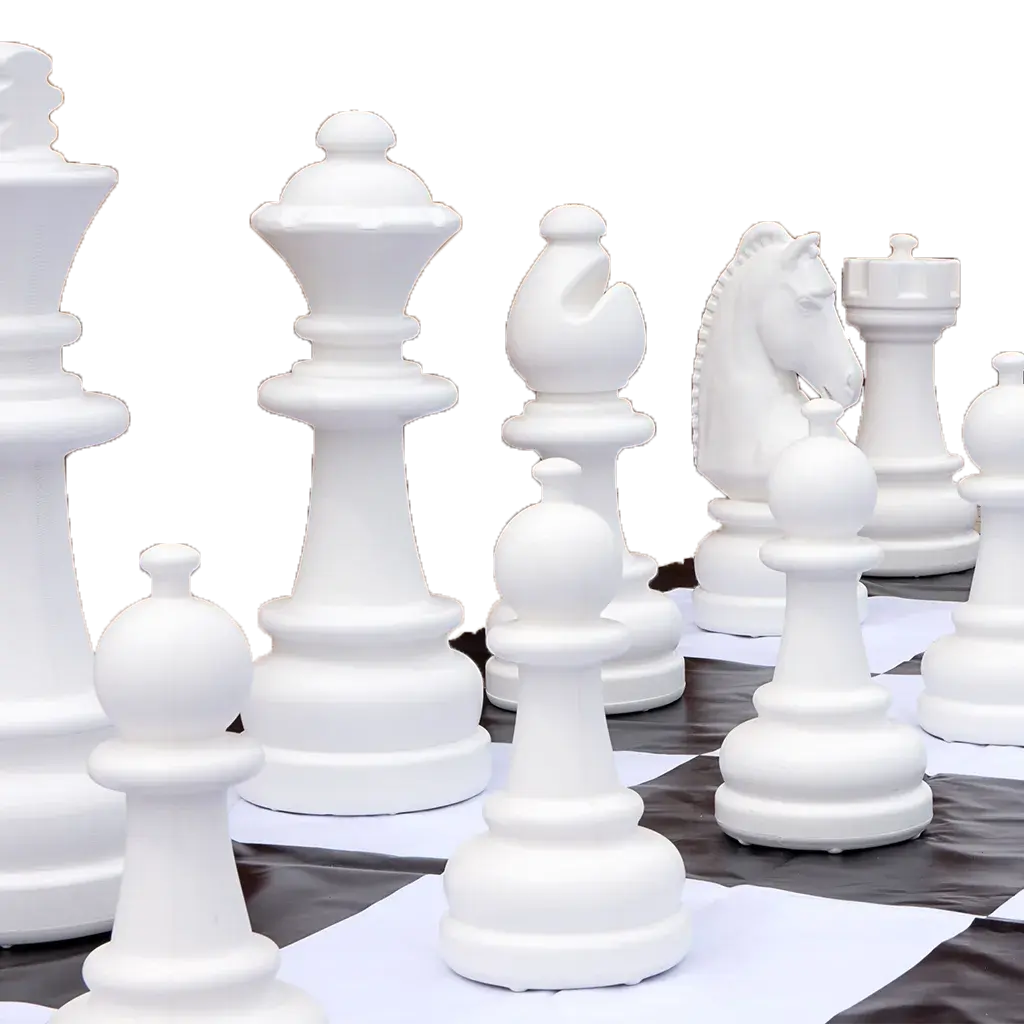 Pièces de jeu d'échecs en buis 83mm