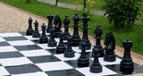 Pièces d'Échecs Géantes noires