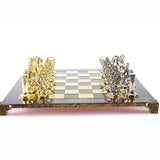 Grand jeu d'échecs Archers plateau marron