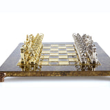 Jeu d'échecs Archers plateau marron