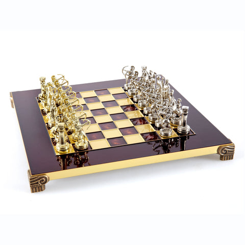 Jeu d'échecs Archers pièces or et argent