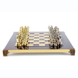 Jeu d'échecs Archers en métal plateau rouge