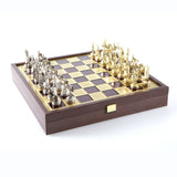 Jeu d'échecs mythologie grecque coffret rouge