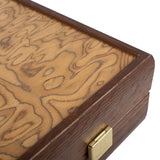 Jeu de backgammon en bois fait main