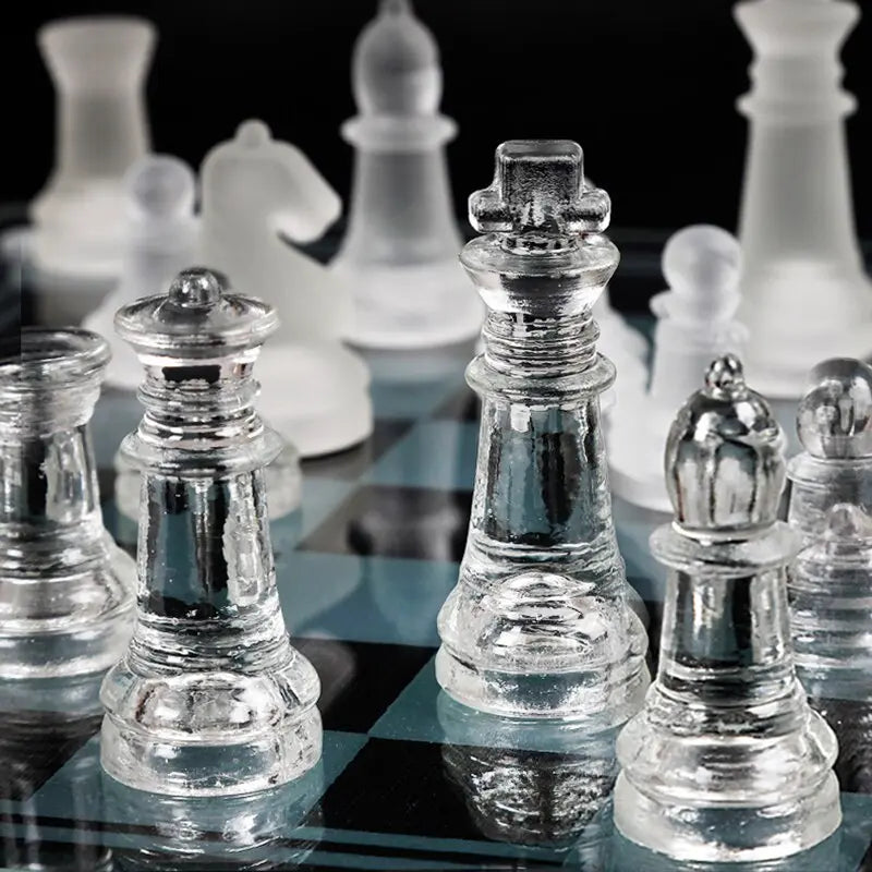 Jeu d'échecs chess set yeux en verre échiquier type régence 1950 King Jeu d'échecs chess set yeux en verre échiquier type régence 1950 King