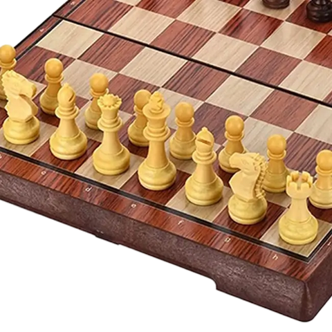 Yellow Mountain Imports Mini-Jeu d'échecs Magnétique de Voyage (16cm) - Jeu  de Plateau Pliable, Compact, Éducatif : : Jeux et Jouets